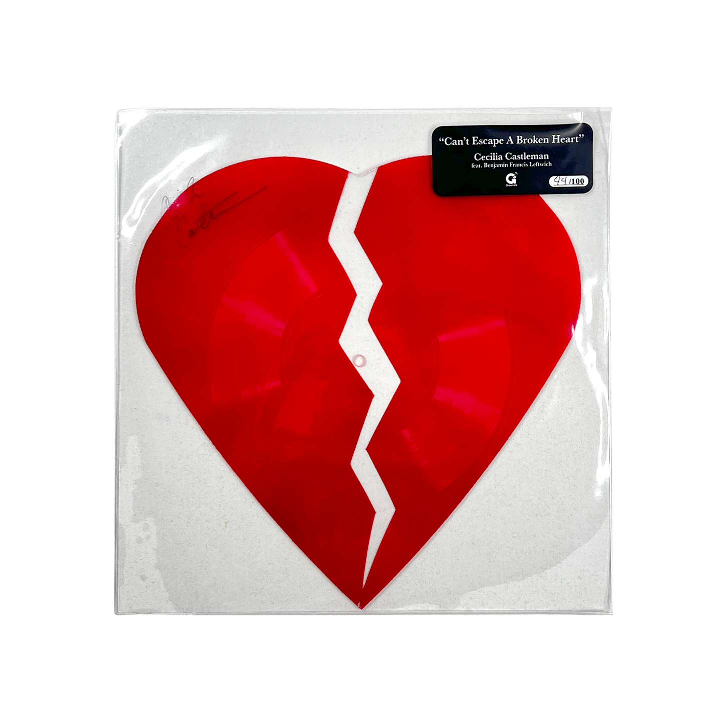"Can't Escape a Broken Heart" Lathe-Cut Record